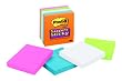 Post-it Notes, Super Sticky Pad, 3 Inches x 3 Inches, Assorted Neon, 90 Sheets per Pad, Five Pads per Pack (654-5SSAN)