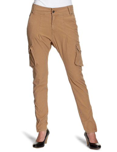 VERO MODA Damen Hose/ Lang  rock cargo pant -2 10067565, Gr. 40/32 (L), Bronze (chipmunk b Preisvergleich