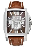 Breitling Bentley Flying B Chronograph Mens' Automatic Watch 18K White Gold Brown Dial on Brown Leather Strap J4436512-Q544-755P