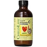Child Life Liquid Vitamin C, Orange Flavor, Glass Bottle, 4-Ounce