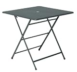Oasi 328 Cassis Square Folding Dining Table with Umbrella Hole