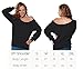 Awkwardstyles Wifey Off the Shoulder Oversized Slouchy Sweater Sweatshirt Black