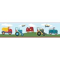 RoomMates RMK1131BCS Transportation Peel and Stick Border