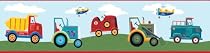 RoomMates RMK1131BCS Transportation Peel & Stick Border
From RoomMates
