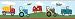 RoomMates RMK1131BCS Transportation Peel & Stick Border, 5-Yards RoomMates RMK1131BCS Transportation Peel & Stick Border, 5-Yards