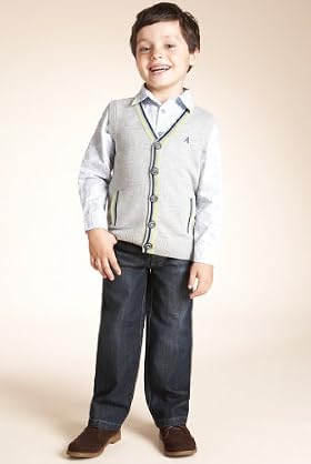 3 Piece Autograph Waistcoat, Shirt & Jeans Set