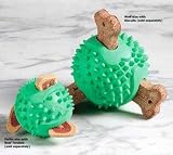 green RHINO STUFF CHEW WOLF - Large