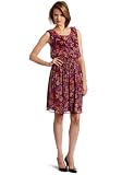 Agb Women's Sleeveless Dress With Double Ruffle Front