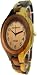 Tense Multicolored Wood Oval Womens Wrist Watch L7301IDM