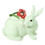 Fitz and Floyd Poppies Rabbit Cookie Jar