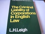 The criminal liability of corporations in English law