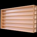 1 m Element f�r HO Vitrine Modelleisenbahn, H0 'LINKS' 6 Fach