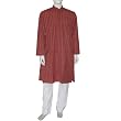 Men's Spring Fashion Kurta Pajama Long Sleeve Cotton Dress Chest :38 inches (gkp627)
