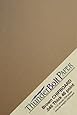 25 Sheets Chipboard 46pt (point) 5 X 7 Inches Heavy Weight Photo|Card Size .046 Caliper Thick Cardboard Craft and Packing Brown Kraft Paper Board