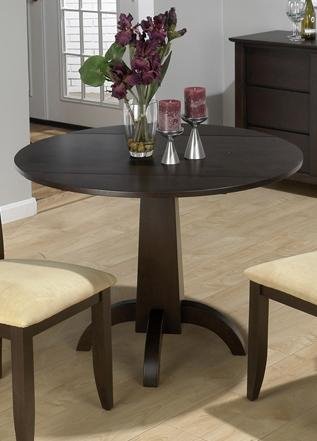 Jofran Double Drop Leaf Casual Dining Table in Dark Chianti Finish On Sale