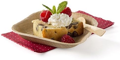 5" Square Leafware Plate / Case / 400ct by Leafware