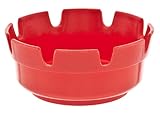 Browne Foodservice 322ITR Bakelite Plastic Ashtray, Red