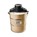 Kitchen & Housewares : Aroma AIC-206EM 6-Quart Wood-Barrel Ice-Cream Maker, Black