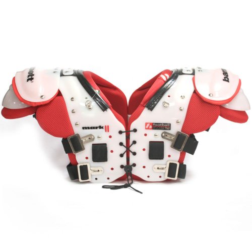 MARK II football shoulder pad pro, size S, scarlet 