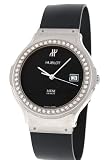 Hublot Classic Unisex Diamond Watch with black dial