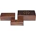 Girls Jewelry Box Wood Carving, Set of 3