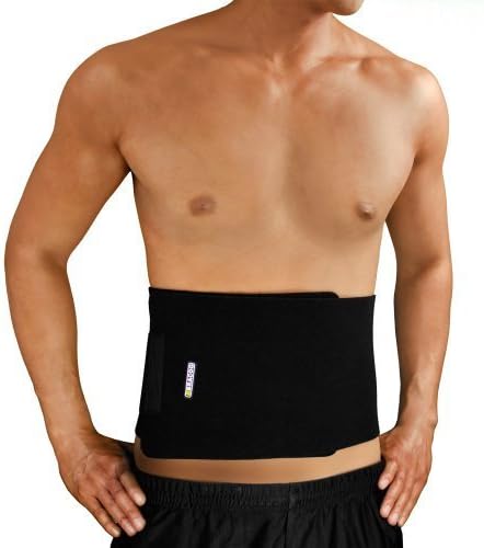 Bracoo Adjustable Waist Trimmer Belt, One Size, Black by Comfytopia