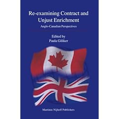 Re-examining Contract and Unjust Enrichment