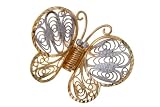 14K Yellow Gold and White Gold Butterfly Pin