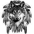 Wolf Dreamcatcher Adult T-Shirt