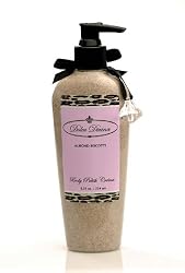 La Dolce Diva Almond Biscotti Luxurious Body Polish Crema 8.25 oz with pump 6 oz