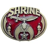 Shriner Belt Buckle - Brass Finish by Bergamot