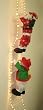 57" Climbing Santa & Snowman With Rope Light Ladder Christmas Decoration #17431
