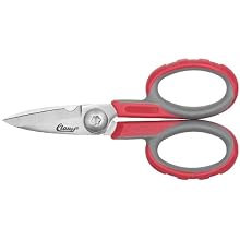 Clauss 18087 5.25" Stainless Steel Electrical Shears with Wire Cutting Notch