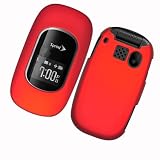 Red Texture Hard Protector Case Cover For Sanyo Vero SCP-3820