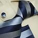 H5029 NEW Designer Navy Stripes 100% Jacquard Woven Silk Tie Hanky Mens Necktie and Cuff Links Blue Ties Cufflinks and Handkerchiefs Set