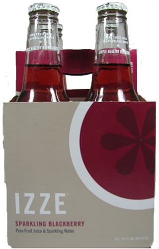 Izze Sparkling Blackberry Soda Full Case (24 - 12 Ounce) Bottles