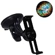 HQRP Car Windshield Cradle Suction Cup Mount / Holder compatible with Garmin Nuvi 1370T / 1390LMT / 1390T GPS plus HQRP Coaster