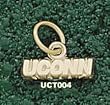 Univ Of Connecticut "Uconn" 1/8" Charm/Pendant -Choose from 14K/10K, Stainless Steel or Gold Plated