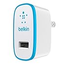 Belkin MIXIT Home and Travel Wall Charger for iPhone 6S / 6S Plus, iPhone 6 / 6 Plus, iPhone 5 / 5S / 5c, iPad Pro, iPad Air 2, iPad Air, iPad mini 4, iPad mini 3, iPad mini 2, iPad mini and iPad 4th Gen (2.1 Amp / 10 Watt), Blue