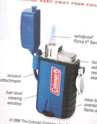Coleman Stingray Windproof Lighter - Blue