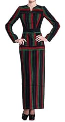 Floor Length Wool Spring Maxi Dress 