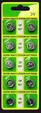 10 x CR927 3v DL927  ECR927  BR927  DL927B  BR927-1W CR927-1W KCR927 LM927 button Coin cell batteries
