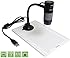 Plugable USB 2.0 Digital Microscope with Flexible Arm Observation Stand for Windows, Mac, Linux (2MP, 10x-250x Magnification)