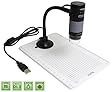 Plugable USB 2.0 Handheld Digital Microscope with Stand for Windows, Mac, Linux, Android (2MP, 10x-250x Magnification)