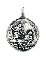 14K Yellow Gold 29.00X27.50 mm St.Agnes And Holy Mother Teresa Pendant