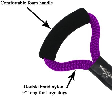 WalleyLead Dog Leash, Size 9, Purple