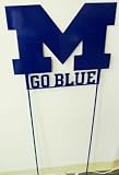 University of Michigan Wolverines Yard sign
