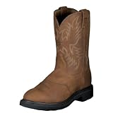 Ariat Mens 10 Sierra Saddle Steel Toe Work Boots Aged Bark by Ariat