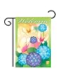 Welcome Butterflies Sublimation Garden Flag 13" X 18.5" 54065