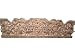 Krishna Radha Carved Wood Headboard Wall Panel India Decor 72 Inch